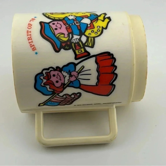 Vintage Deka Elizabeth NJ 1975 Plastic Cup Mug 1776 Spirit of '76 Made in USA - Picture 5 of 11
